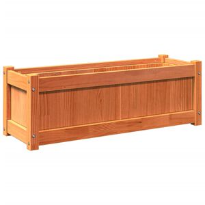 vidaXL Sodo lovelis, va&scaron;ko rudas, 90x31x31cm, pu&scaron;ies medienos masyvas