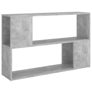 vidaXL Spintelė knygoms, betono pilka, 100x24x63cm, apdirbta mediena