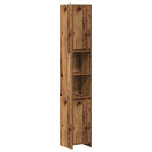 vidaXL Vonios Spintelė Sena Mediena 30x30x183,5 cm Inžinierinė mediena