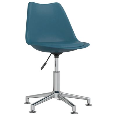 vidaXL Pasukama biuro kėdė, turkio spalvos, dirbtinė oda