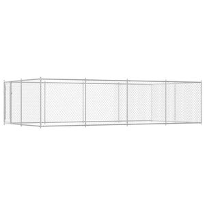vidaXL Lauko voljeras &scaron;unims, 7,6x3,8x1,9m