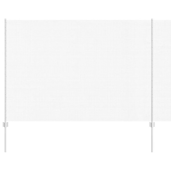 vidaXL Tvora su stulpais Sidabro 1,5 x 50 m Plienas