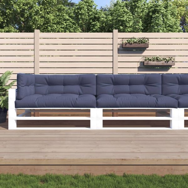 vidaXL Palečių pagalvėlės, 5vnt., tamsiai mėlynos spalvos, audinys