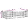 vidaXL Lauko voljeras &scaron;unims, plienas, 7,51m&sup2;