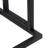 vidaXL Pastatoma rank&scaron;luosčių kabykla, juoda, 48x24x78,5cm, geležis
