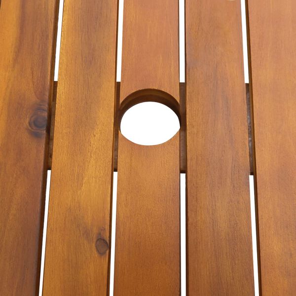 vidaXL Lauko valg. baldų kompl. su pag., 9d., akac. medienos masyv.