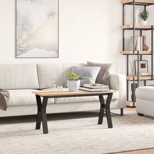 vidaXL Kavos staliuko kojos, 90x30x43cm, plieninis, Y formos rėmas