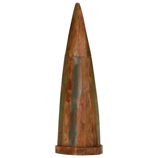 vidaXL Valties formos spintelė, 39x27x127cm, medienos masyvas