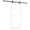 vidaXL Slankios durys Balta 93 x 202 cm