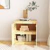 vidaXL &Scaron;oninė spintelė, 60x36x65cm, eglės medienos masyvas
