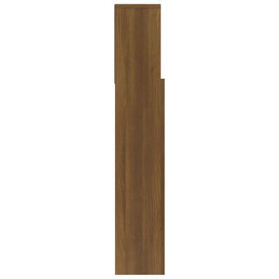 vidaXL Galvūgalis-spintelė, rudos ąžuolo spalvos, 120x19x103,5cm