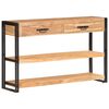 vidaXL Šoninė spintelė, 120x30x75cm, akacijos medienos masyvas