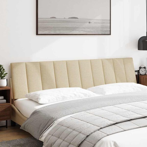 vidaXL Galvūgalio pagalvėlė, Hanko, kreminės spalvos, 200cm, audinys