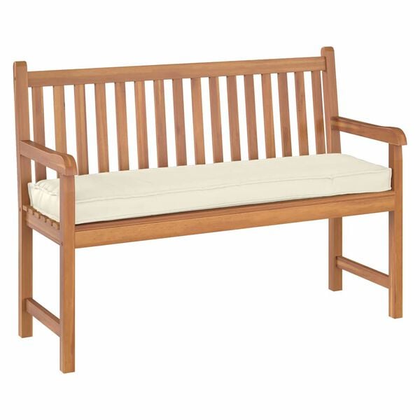 vidaXL Pagalvėlė Kreminė 140 x 40 x 8 cm Oksfordo audinys