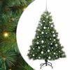vidaXL Dirbtinė Kalėdų eglutė su 150 LED Žalia 150 cm PE ir PVC