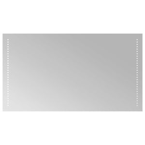 vidaXL LED vonios veidrodis Skaidrus 90 x 50 cm grūdintas stiklas