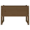 vidaXL Lovelis, medaus rudas, 78x40x52cm, pu&scaron;ies medienos masyvas