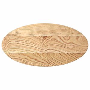 vidaXL stalvir&scaron;is 80x40x2 cm ąžuolo masyvo ovalus