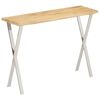 vidaXL Konsolinis staliukas su gyvu kra&scaron;tu, 105x33x76cm, mango mediena
