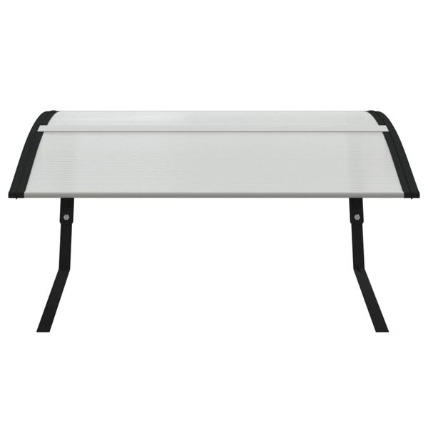 vidaXL Roboto vejapjovės garažas, juodas, 80x101x46 cm