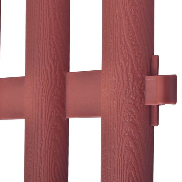 vidaXL Vejos pertvaros, 17vnt., rudos spalvos, 10m