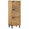 vidaXL Highboard Brown 40x33x110 cm Masyvo medžio Mango
