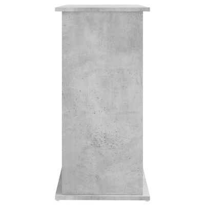 vidaXL Akvariumo stovas, betono pilkas, 81x36x73cm, apdirbta mediena