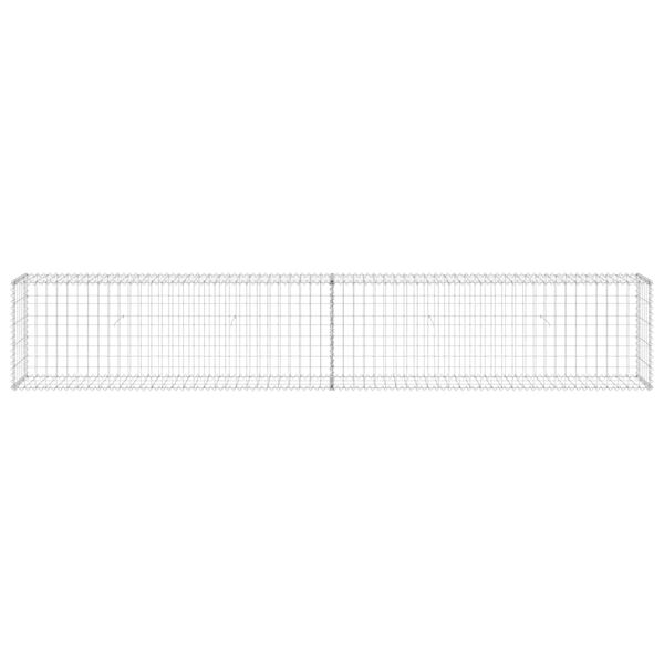 vidaXL Gabiono siena su dangčiais, 300x30x50cm, galvanizuotas plienas