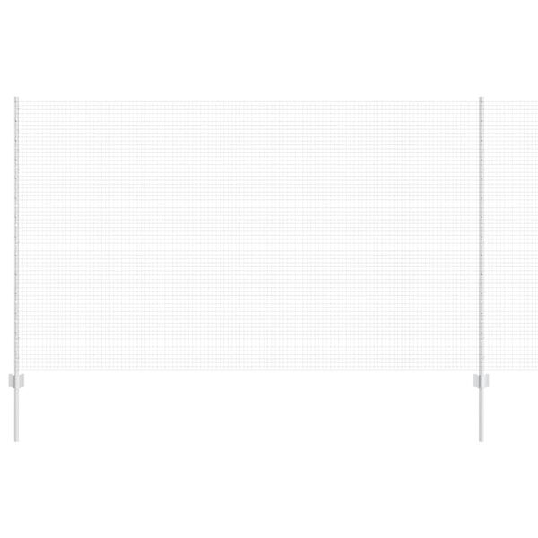 vidaXL Tvora su stulpais Sidabro 1,4 x 10 m Plienas