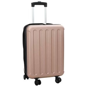 vidaXL Lagaminas rožinis auksas 34 x 23 x 55.5 cm ABS plastikas