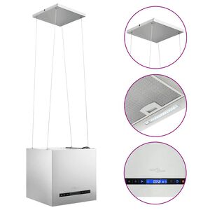 vidaXL Pakabinamas gartraukis, nerūdijantis plienas, 37cm, LCD ekranas