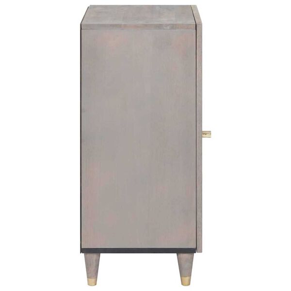 vidaXL Kabalas Pilkas ir auksinis 40 x 33 x 75 cm Kietas mango medis