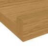 vidaXL Sieninė lentyna 2 pcs Smėlio 100 x 9 x 3 cm Apdirbta mediena