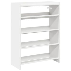 vidaXL Lentyna batams, baltos spalvos, 60x25x81 cm, apdirbta mediena