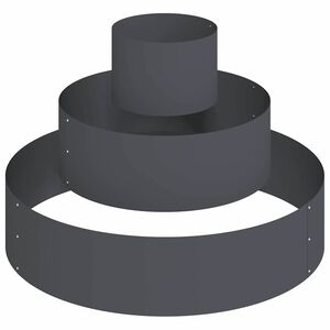 vidaXL Sodo vazonas Antracitas 90 x 90 x 20 cm