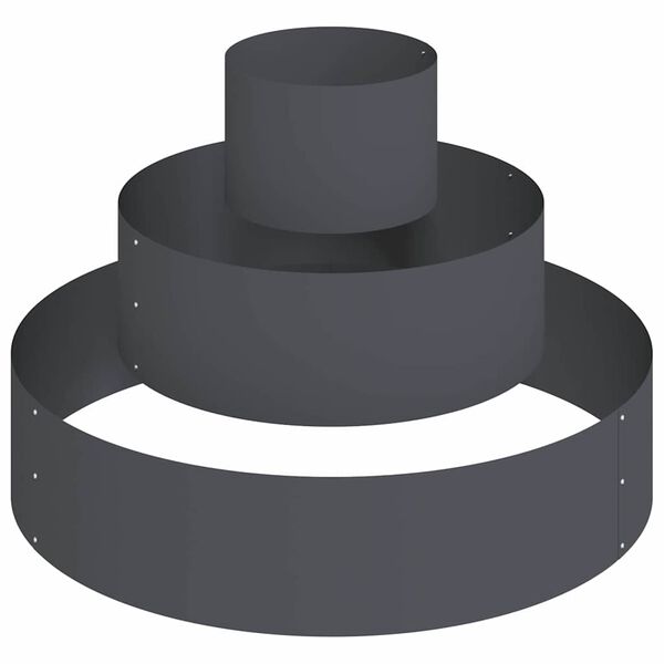 vidaXL Sodo vazonas Antracitas 90 x 90 x 20 cm