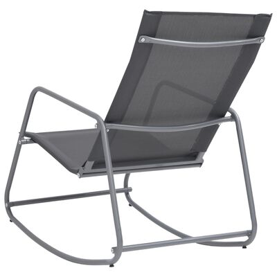 vidaXL Supama sodo kėdė, pilkos spalvos, 95x54x85cm, tekstilenas