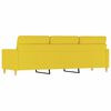 vidaXL Trivietė sofa, &scaron;viesiai geltonos spalvos, 180cm, audinys