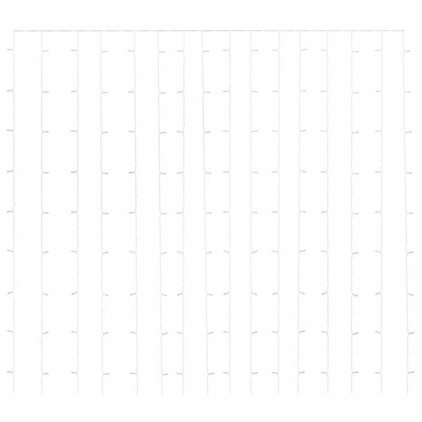 vidaXL LED lempučių užuolaida, 3x3m, 300 spalvotų LED lempučių