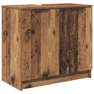 vidaXL Vonios spintelė Senovinis medis 64,5 x 33,5 x 59 cm