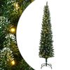 vidaXL Dirbtinė siaura Kalėdų eglutė, 300 LED, 210cm
