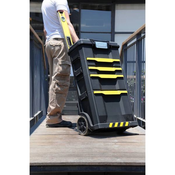 Stanley Įrankių dėžė su ratukais, juodos spalvos, plastikas, 1-79-206