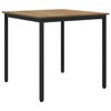 vidaXL Valgomieji stalai 80 x 80 x 75 cm Apdirbta mediena Kvadrato