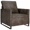 vidaXL Viena sofa Tamsiai pilka 70 x 81 x 82 cm Dirbtinė zom&scaron;a
