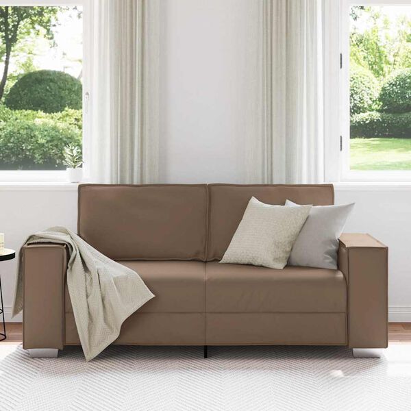vidaXL Sofa Kapučino 180 x 80 x 84 cm audinys