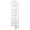 vidaXL Gabiono stulpas, 30x100cm, galvanizuotas plienas, apskritas