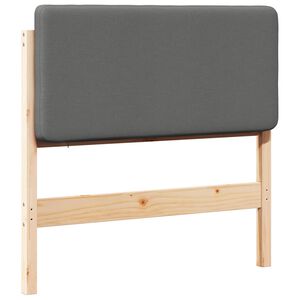 vidaXL Apmu&scaron;ta lovos galvūgalis Rudas ir &scaron;viesiai pilkas 75 cm