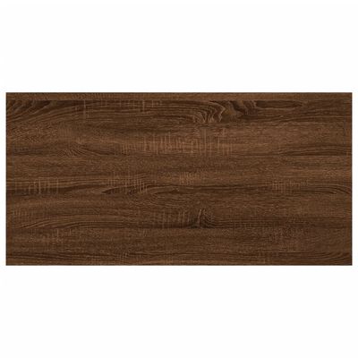 vidaXL Sieninės lentynos, 4vnt., rudos ąžuolo, 60x20x1,5cm, mediena