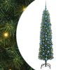 vidaXL Dirbtinė Kalėdų eglutė Žalia 180 cm PVC, plienas ir plastikas