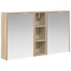 vidaXL Vonios spintos komplektas 3 vnt. 106 x 16 x 62,5 cm
